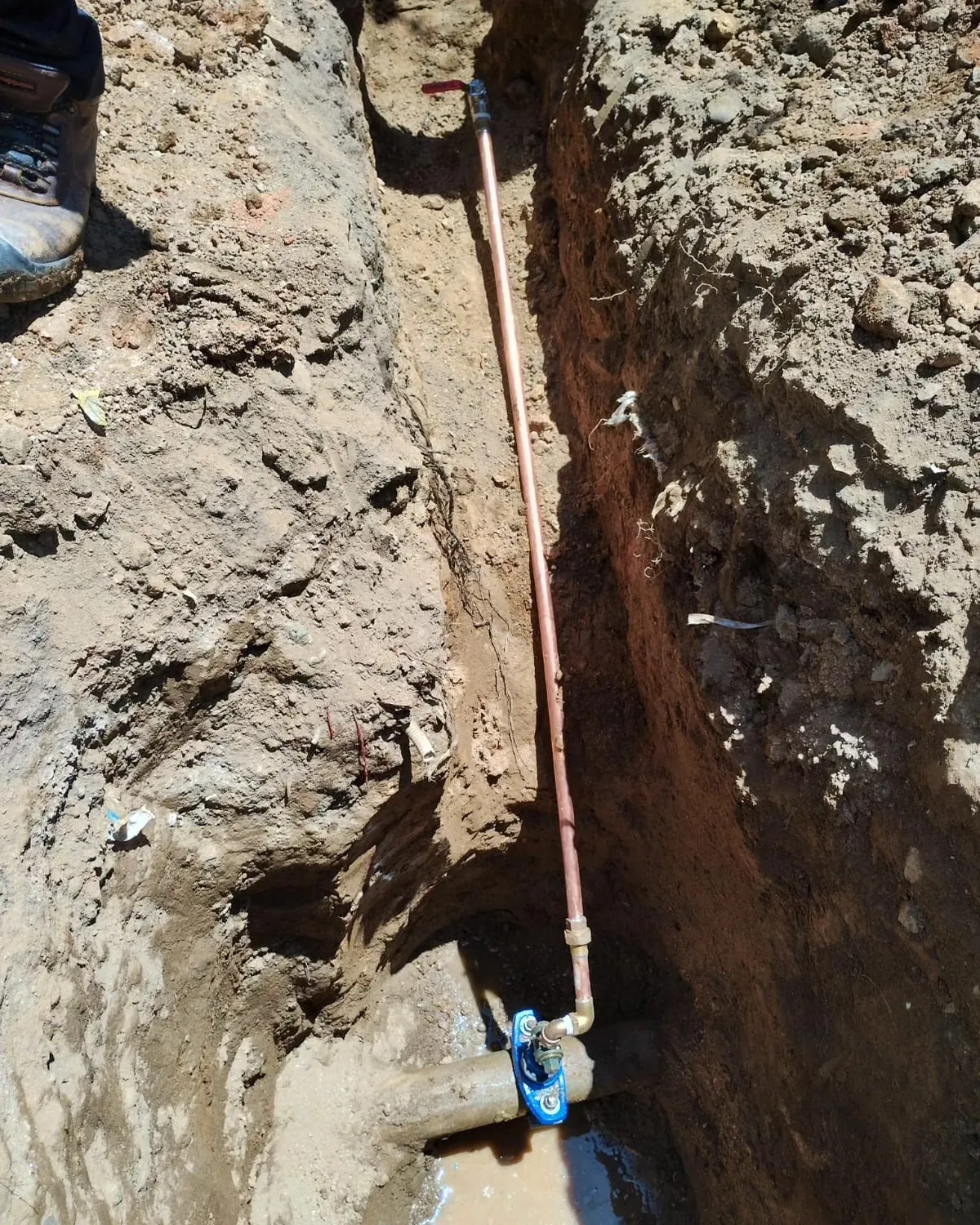 Empalme de agua potable con medidor, foto 3 de 4