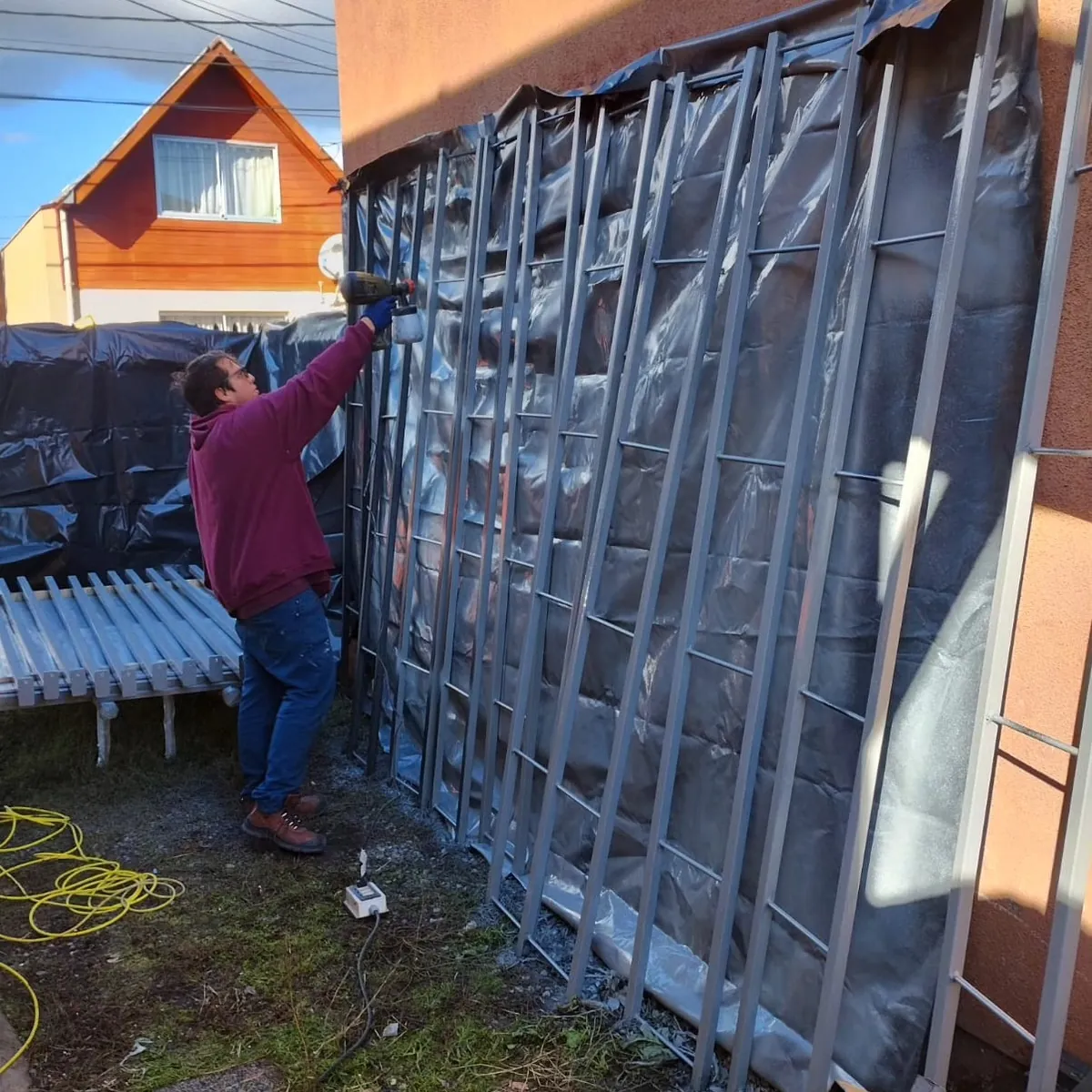 Estructura de carpa tipo mecano de 10 × 25 m, foto 3 de 6